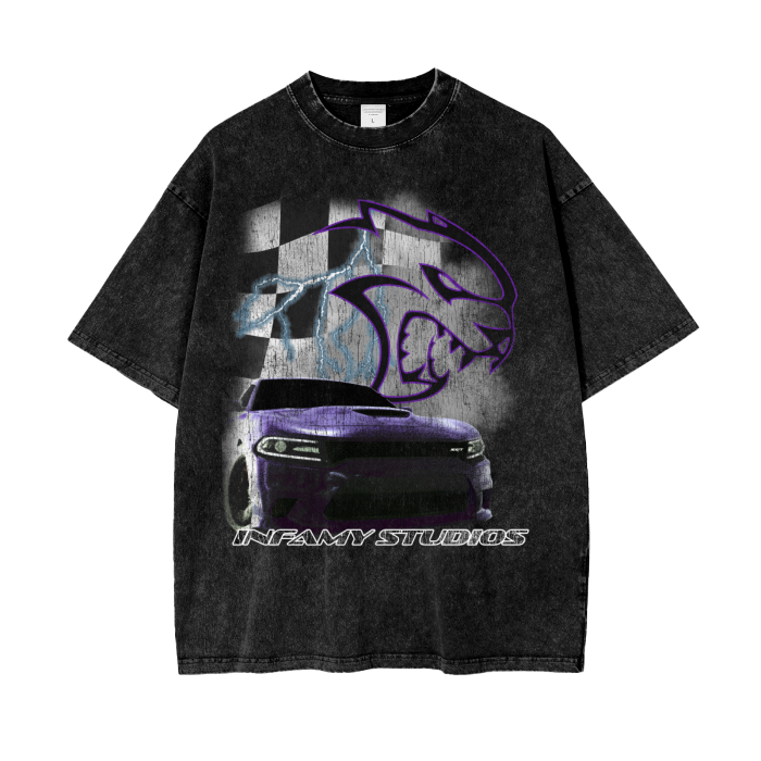 Dodge Charger SRT Hellcat Vintage Tee