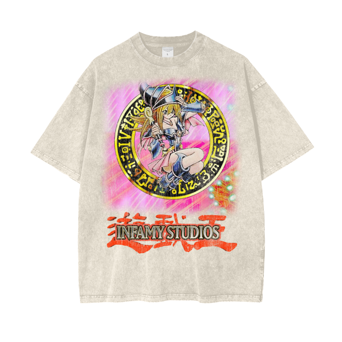 INFAMY Studios x Yu-Gi-Oh! - Dark Magician Girl Vintage Tee