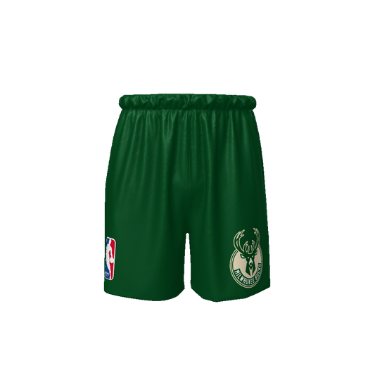 INFAMY Studios x Milwaukee Bucks Basketball Shorts