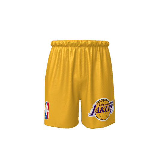 INFAMY Studios x Los Angeles Lakers Basketball Shorts