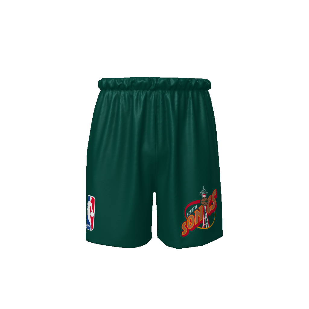 INFAMY Studios x Seattle Sonics Basketball Shorts