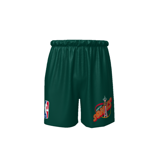 INFAMY Studios x Seattle Sonics Basketball Shorts