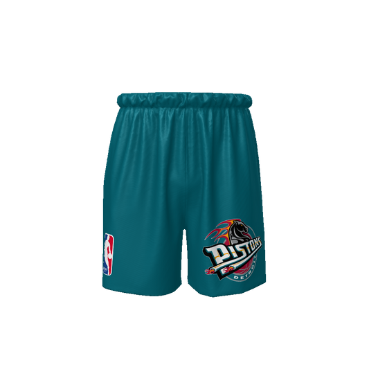 INFAMY Studios x Detroit Pistons Basketball Shorts